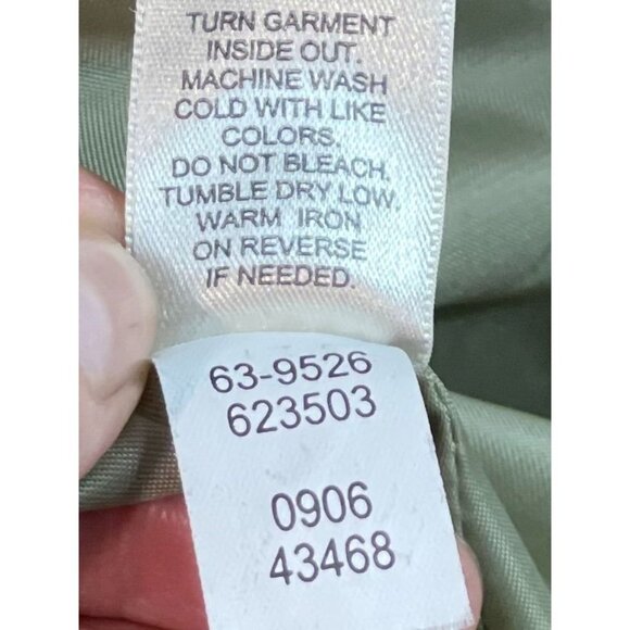 J. Jill Womens Light Green Corduroy Blend Coat Large With Button Details - Picture 15 of 16